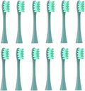 Soft Vacuum Bristle Electric Toothbrush Heads Compatible with X Pro Z1 F1 One Air 2 SE - 8 Pack 12(12pcs Green)