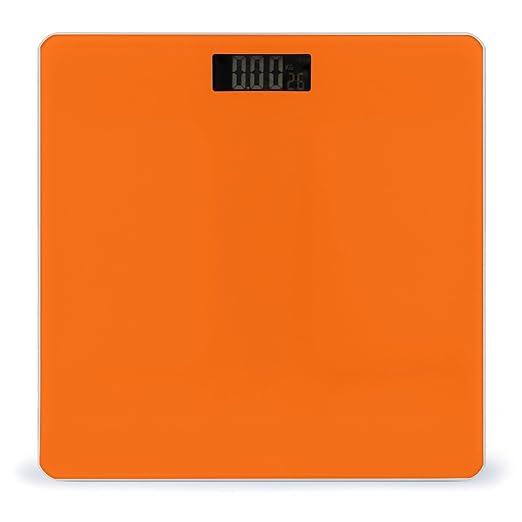 Women's Digital Bathroom Weighing Scale Automatic Switch Energy Saving Scale Smart Scale for Body Weight Orange