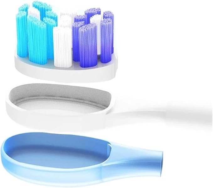 4 Pcs Replacement Brush HeadsCompatible for Usmile Electric Toothbrush Head(Purple)
