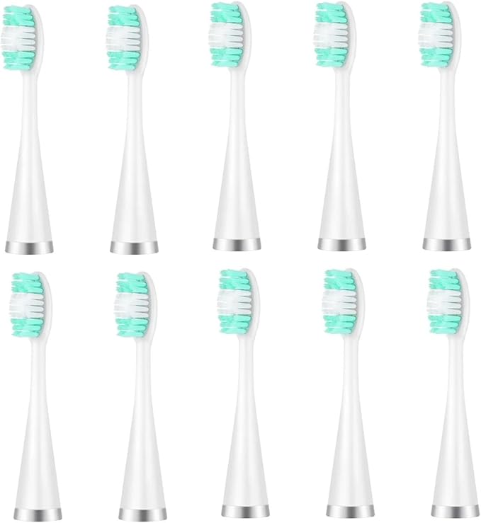 10pcs/lot Toothbrush Replacement Heads for Teeth Tartar Device Electric Tooth Brush Replace Smart(White-10pcs)