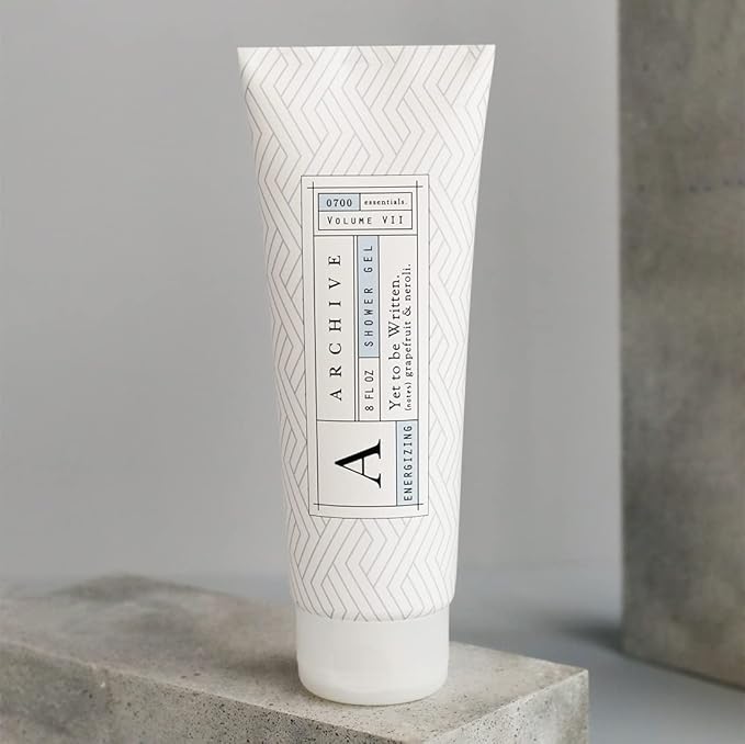 Archive Yet To Be Written Shower Gel All Natural Moisturizing Body Wash for Men &amp Women Lightly Scented 8 Fl oz