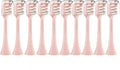 ForCompatible for Xiaomi SOOCAS X3 X5 X3U X1 V1 V2 Clean Brush Heads Replacement Head Bristle Sonic Electric Nozzles with Anti-dust Cap(10 Pink)
