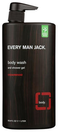 Every Man Jack Men's Body Wash - | 33-ounce Twin Pack - 2 Bottles Included | Naturally Derived Parabens-free Pthalate-free Dye-free and Certified Cruelty Free (Cedarwood)