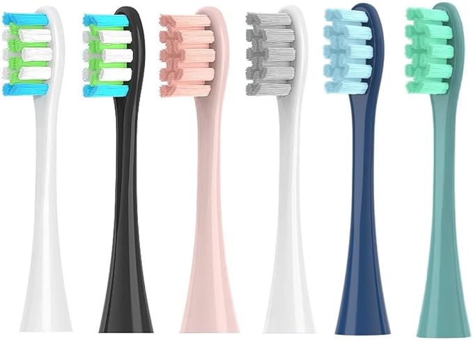4/8/12/16 Pcs Replacement Toothbrush Heads Compatible with Oclean X/X PRO/ Z1/ F1/ One/Air 2/ SE Sonic Electric Toothbrush Dupont Bristle(12 Pcs Pink)