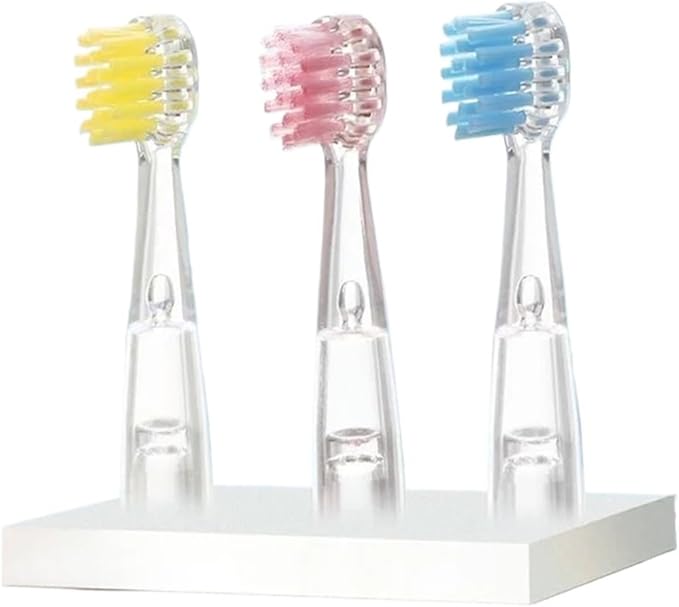 Kids Replacement Toothbrush Heads ForCompatible for Revyline RL025/LANBEIBEI LB-L01 Electric Accessories Nozzles Bristles(16PCS Pink)