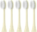 5 Pieces Toothbrush Heads Suitable Compatible for Ulike UB601/UB602/UB603/SN903/Careup CB02 CR01 CS01 CS02 Electric Head(5 PCS Soft Yellow)