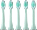 Toothbrush Replacement Soft Head Whitening Clean Teeth 15PCSCompatible for DCK/CDK Toothbrushes(Green)