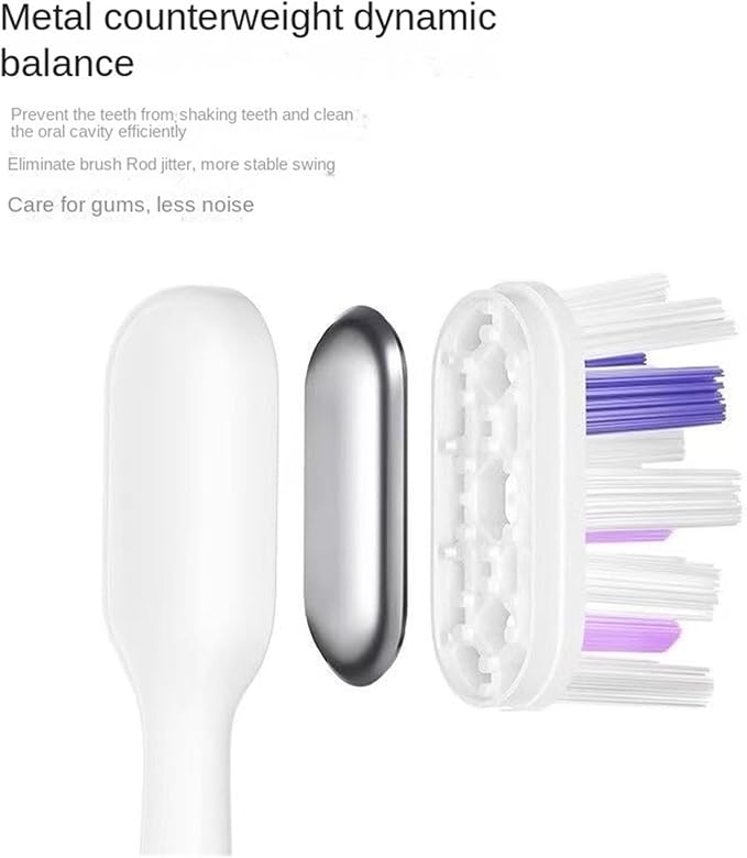 15pcs Brush Head Compatible for LaiFen LFTB01-P-A-S Sonic Electric Toothbrush(Regular-Blue)