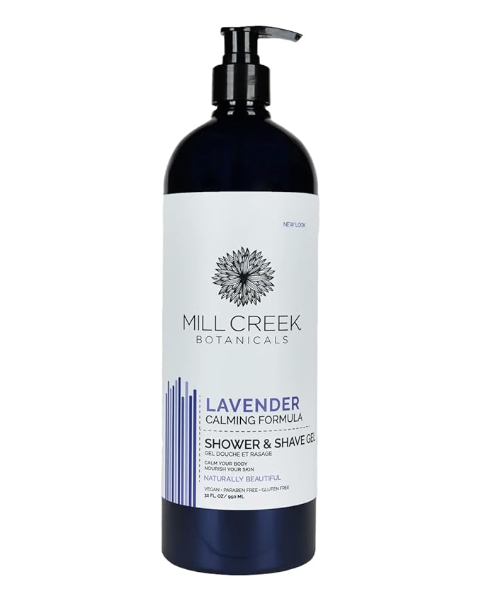 Mill Creek 2 in 1 Shower and Shave Gel 32 oz (Lavender)