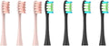 Brush Heads for Soft Toothbrush Bristle 7pcs Replacement(3Pink 4Black)