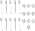 Compatible for MIJIA T301 MES605 T302 MES608 T501 MES607 Replacement Electric Tooth Brush Heads(White B)