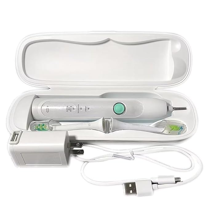 USonline911 Premium Economical Travel Charger Case w/AC Charer + USB Cable for Philips Sonicare HX6xxx HX89 HX91 Series