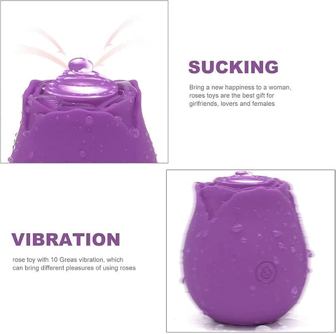 2026 Newly Portable Vibrating Massager -Clitioral Sucker Relaxes Muscles Viboators Toy 10 Modes Couples - for Body and Back Foot Silent Personal for Sports Massage Adult Tools Relaxation XJH-Purple20