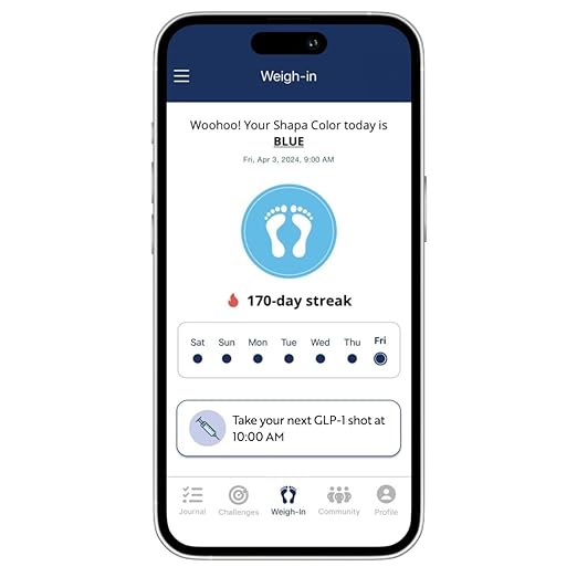 Shapa Pro Numberless Scale® – The Stress-Free Smart Scale for Real Weight Loss Managment Progress 5-Color Feedback AI Coaching Body Composition Sensors Bluetooth App 550 lb / 250 kg Capacity