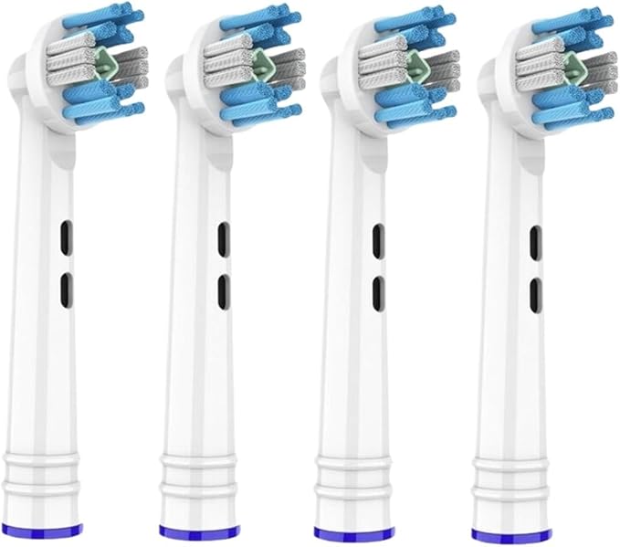 Universal Brush Head Refill Compatible For Oral B Electric Toothbrush Sensitive Precision Clean Floss Cross Action Brush Nozzles For Oralb(Sensitive (white))