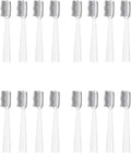 16pcs Replacement Toothbrush Heads Compatible for Jianpai JD015 Electric Soft Bristles Nozzles