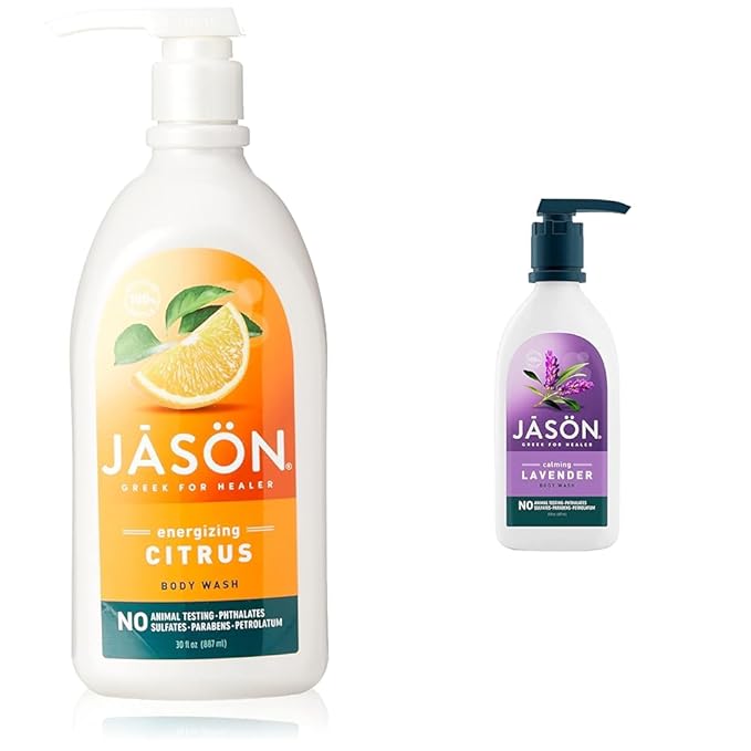 JASON Revitalizing Citrus and Calming Lavender Body Wash 30 Oz (2 Pack)