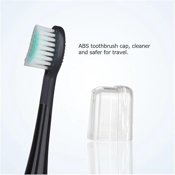 12pcs Replacement Toothbrush Heads with CapsCompatible for D01B(White B)