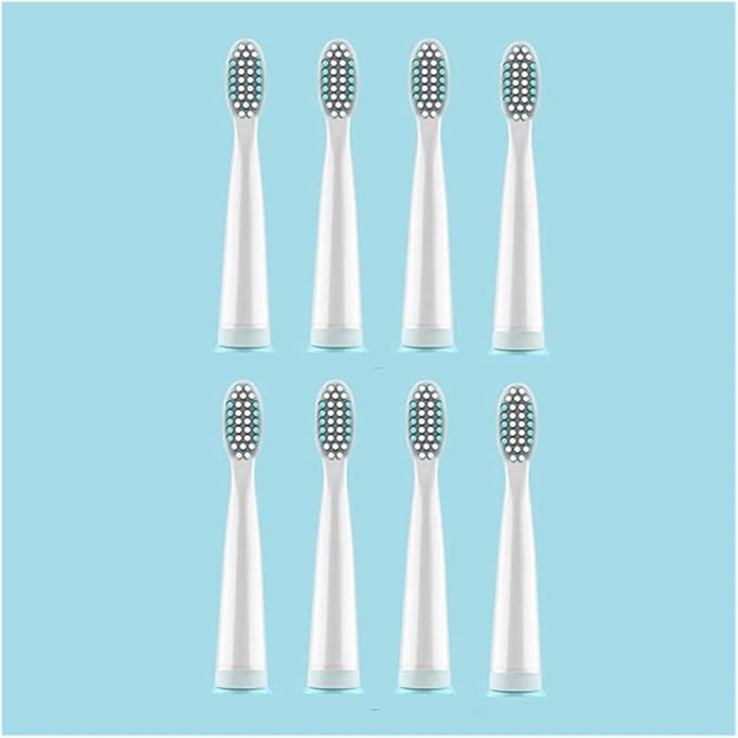 Compatible for 8 Electric Toothbrush Heads - Soft Bristle Suitable for J110 / J209(Only 8pcs White Head)