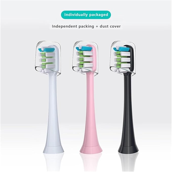 Compatible for X3 Series Replacement Toothbrush Head Refill for Electric Brush Heads V1/X3/X5/X3U/X3P(W-12pcs)