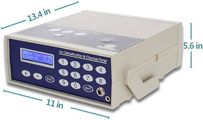 Ion Ionic Detox Foot Bath Machine System Negative Hydrogen with Far Infrared Belt Two Ion Cleanse Arrays Gift for Parents