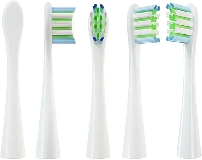 Compatible for Oclean One/ Air2 /SE/X/X PRO/ Z1/ F1 Electric Toothbrush Head 10 Pcs Replaceable Brush with Independent Package(5Black5Pink)