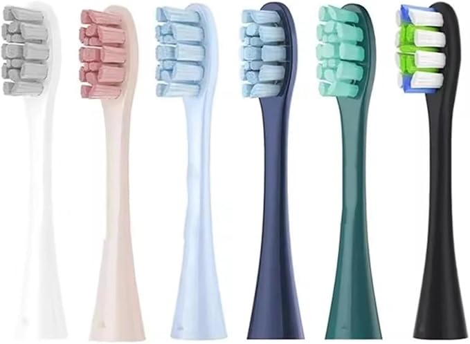 Compatible for Oclean Electric Toothbrush Brush Heads Original for X Pro Elite Flow Z1 X10 E1 Air 2 All Series Smart Accessories(Oclean PW09 2PCS)