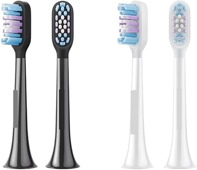 Compatible for Electric Toothbrush Head T501/T501C Effect Bright White Clean Caring Replace Teeth Heads 2/4 PCS(2pcs White)