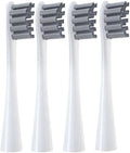 4/12PCSCompatible for Toothbrush Head for X/X Pro/Z1/F1/One/Air 2/SE Electric Sonic(4PCS-Gray)