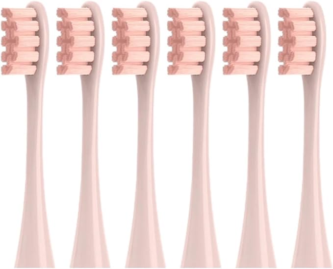 Replacement Brush Heads ForCompatible for Flow/X PRO //Z1/ Air2 Sonic Electric Toothbrush Nozzles Soft Bristle(6 FOC)