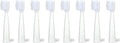 Replacement Toothbrush Heads Compatible for Jianpai S12/HYUNDAI XM-806/ACA ALY-HYS01W/TSOP/Royalstar/INPHIC Electric Bristles(8white)
