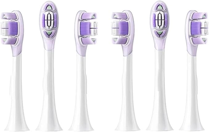 Compatible for Electric Toothbrush Brush Head 3/6PCS Compatible for Pro 4 Brushing Modes IPX8 Waterproof(6PCS Caring Version)