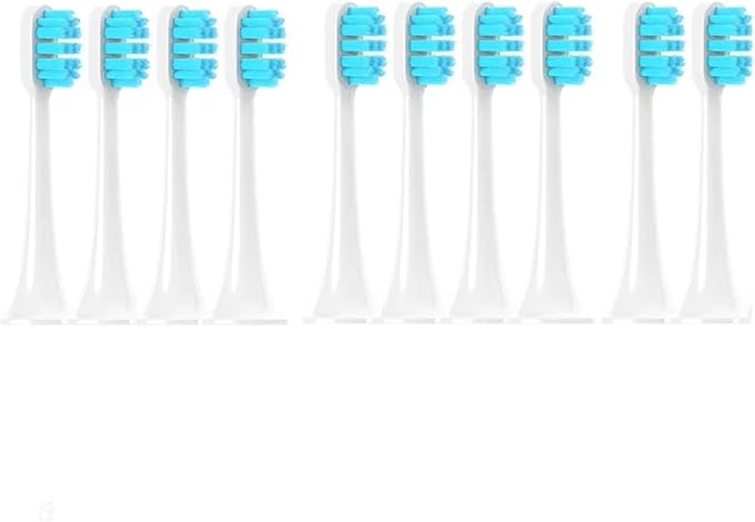 Replacement Brush Heads for T300/T500/T700 Electric Toothbrushes(10Blue)