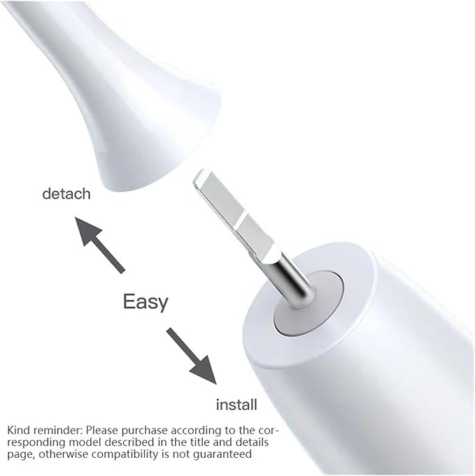 12PCS Vacuum Sealed Packed Replacement Brush HeadsCompatibility for Oclean X PRO/ Z1/ F1/ One/Air 2 /SE Soft Deep Cleaning(12pcs White)