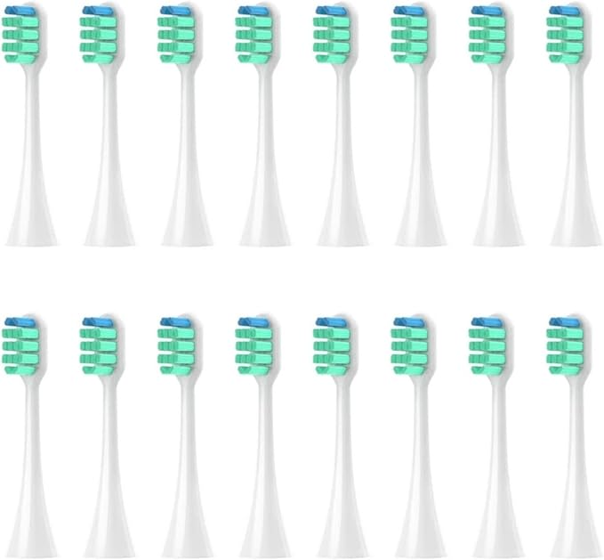 Replacement Toothbrush HeadsCompatible for Panasonic Doltz EW-DC01/DC12/PDL54/PDP51/EW1031/DE92/WEW0980/DL40/DL75/DL82(16pcs White)