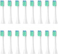 Replacement Toothbrush HeadsCompatible for Panasonic Doltz EW-DC01/DC12/PDL54/PDP51/EW1031/DE92/WEW0980/DL40/DL75/DL82(16pcs White)