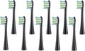 20pcs Replaceable Electric Toothbrush Brush Heads Compatible for X/X PRO/ Z1/ F1/One/Air 2/SE Soft Bristle Nozzles(Black)