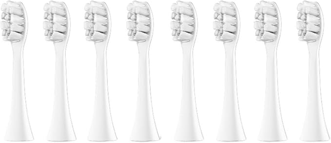 16pcs Electric Toothbrush Heads Replacement Toothbrushes Head Soft Bristle Tooth Brush Accessories Compatible for YS01(White)