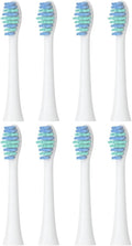 8pcs Toothbrush Replacement Brush Head Compatible for SN-P1 Bright White(White B)