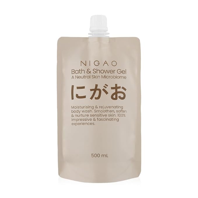 Bath &amp Shower Gel 500ml – Moisturizing &amp Refreshing Body Wash Gentle Cleansing Nourishing Care for Sensitive Skin Unisex