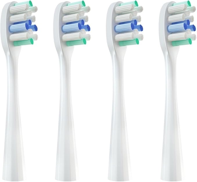 4/8/16Pcs Replacement Toothbrush Heads Compatible for Y1/Y1S/Y1pro/Y3/Y4/Y5/P1/P3/P4/P5/P10/U1/U2/U3/U4/U2S/U3S/F2/F1 Series(4white Whitening)