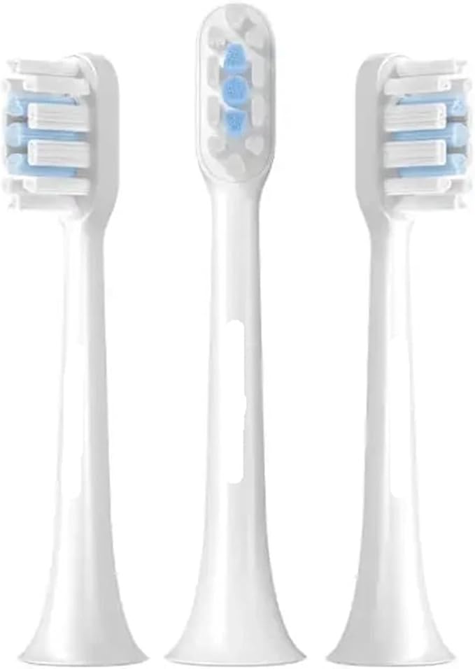 Compatible for Xiaomi Mijia T301/T302 Electric Toothbrush Head(3PCS White)