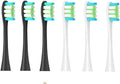 6PCS Replacement Heads Compatible for Flow/X/X PRO/ Z1/ F1/ One/Air 2 /SE Brush Heads Soft Sonic Toothbrush Bristle(2pcs Silver)