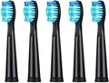 5-10Pcs Replacement Brush Heads Compatible for Seago Fairywill Electric Toothbrush FW SG 507 508 515 Bristle(5pcs Black)
