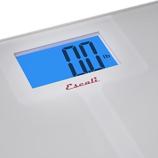 Escali High Capacity Anti-Slip Digital Bathroom Scale for Body Weight &amp Primo Digital Food Scale Multi-Functional Kitchen Scale and Baking Scale