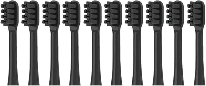 Replacement Toothbrush HeadCompatible for SEAGO S2/S5/S10/SK2/SG972/S2X/SG851(Silver)