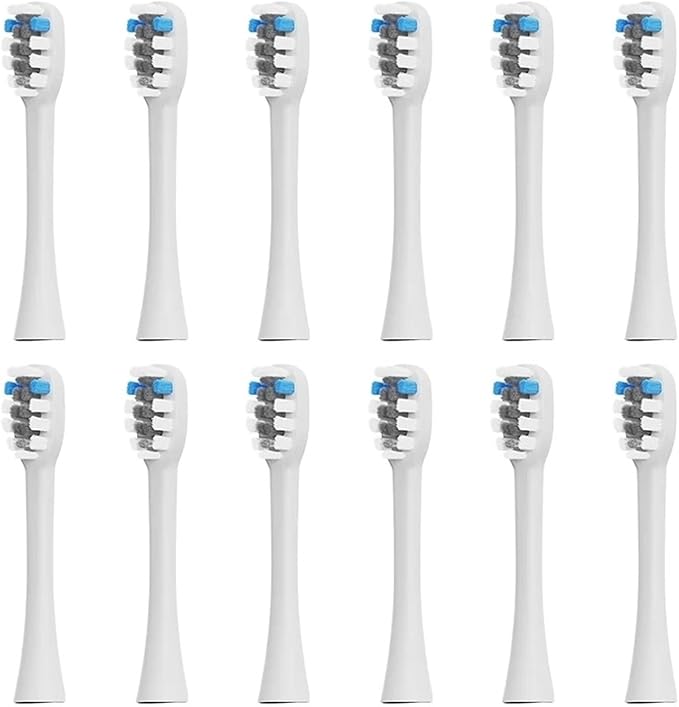 4/8Pcs Replacement Brush Heads Compatible for MT001 Toothbrush(Orange)