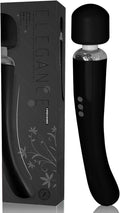 Therapeutic Cordless Massager - Powerful Massage Tool Handheld 8 Speeds 20 Patterns - Rechargeable Hand Massagers for Sore Muscles - Hand Held Massage Tool for Neck &amp Back