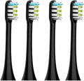 Toothbrush Vacuum BristleCompatible for X3 X5 X3U X1 V1 V2(4PCS Black)