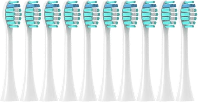 Toothbrushes Head Compatible for P7/Y8/G7/SUP/T1/Moon Sonic Electric Tooth(White)